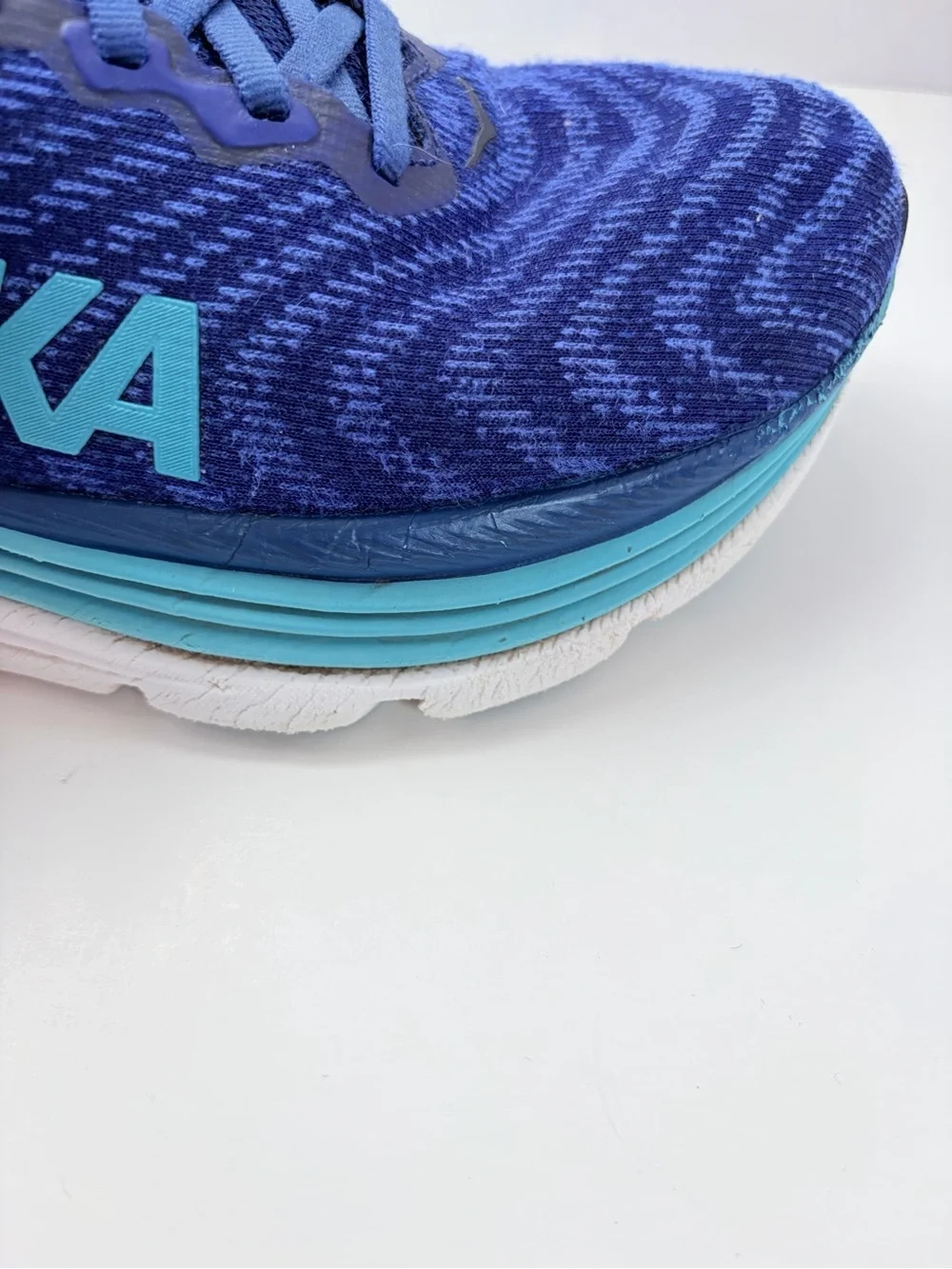 Hoka Cushioned Running Shoes Gaviota 5 Stability Sneakers Blue Teal Size 7.5